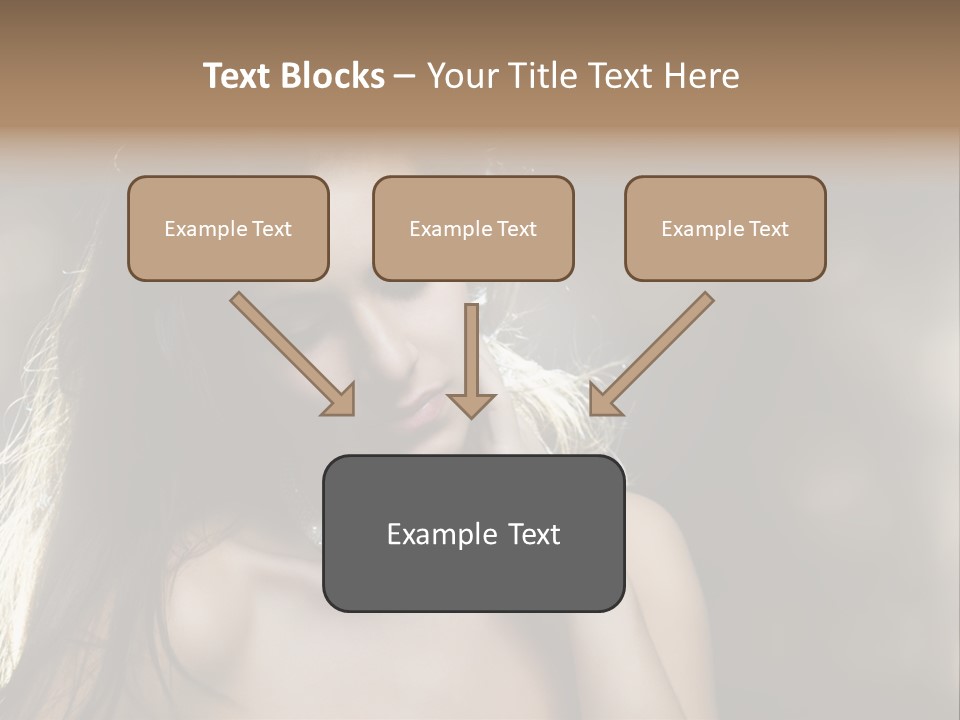 Black Care Eye PowerPoint Template