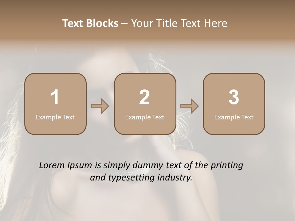 Black Care Eye PowerPoint Template