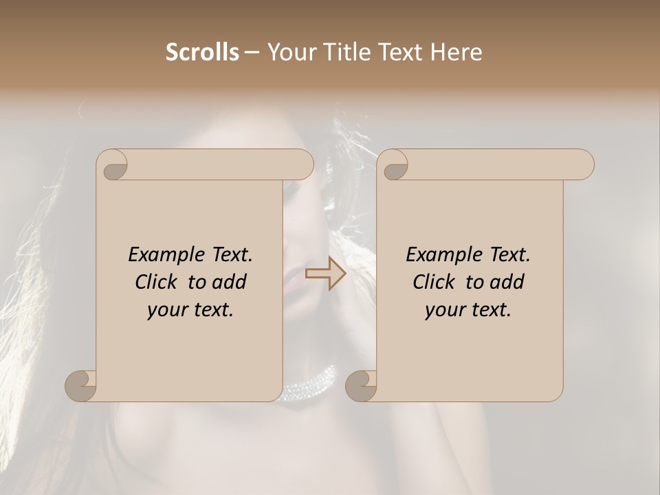 Black Care Eye PowerPoint Template