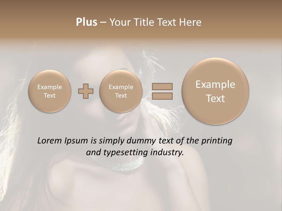 Black Care Eye PowerPoint Template