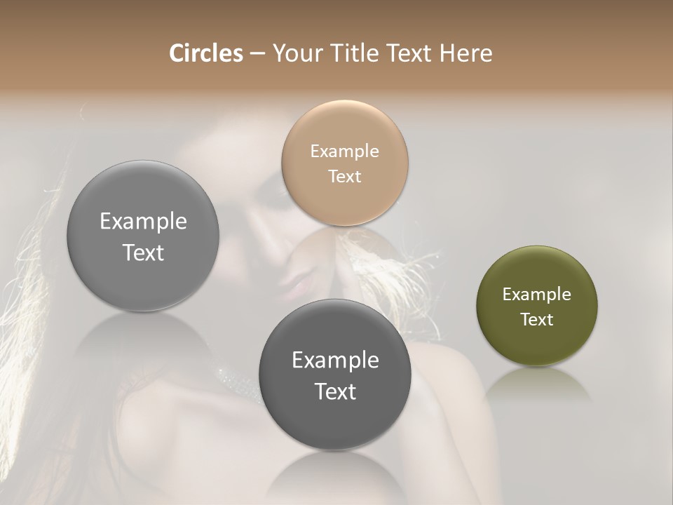 Black Care Eye PowerPoint Template