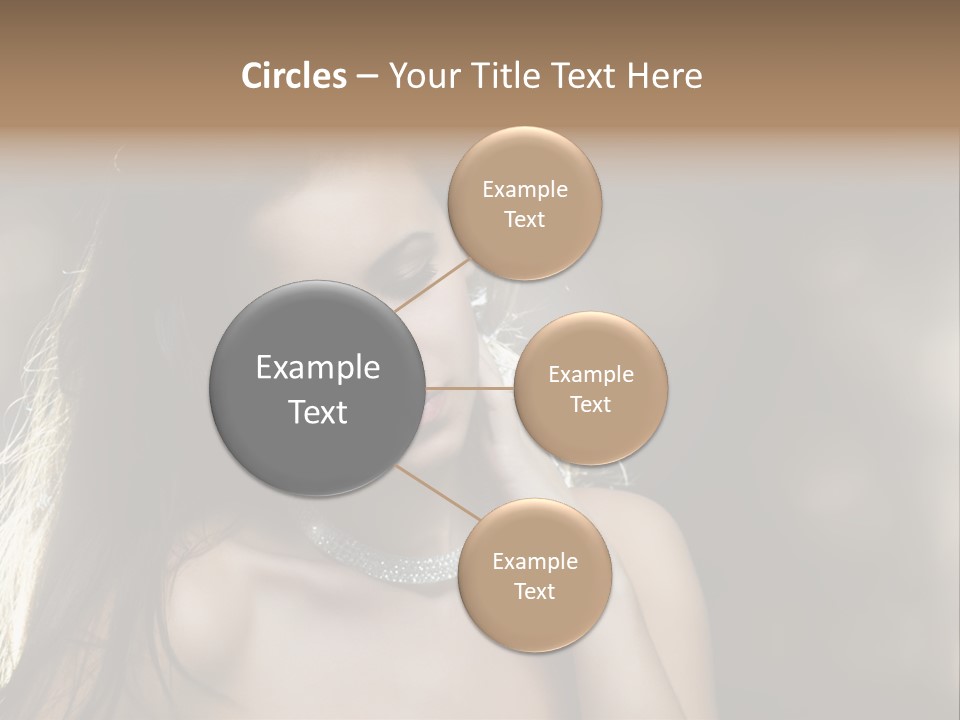 Black Care Eye PowerPoint Template