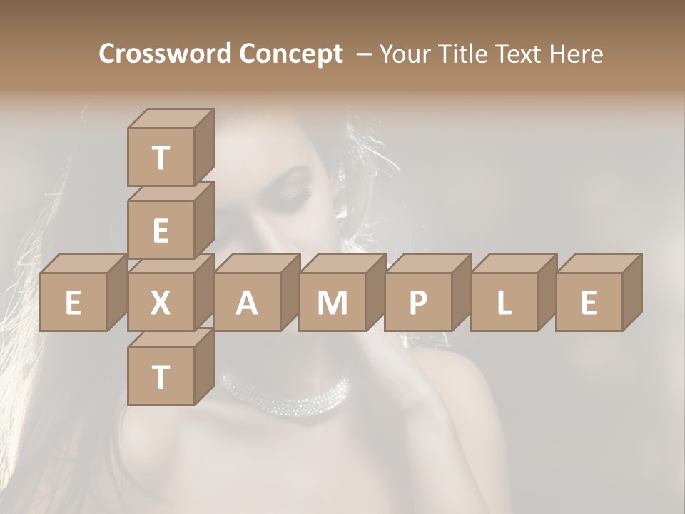 Black Care Eye PowerPoint Template