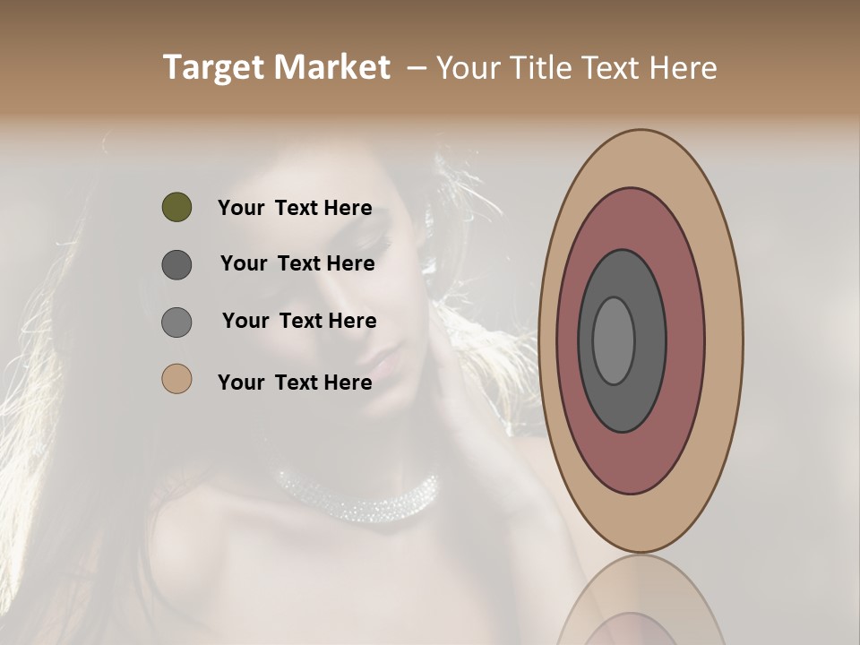 Black Care Eye PowerPoint Template