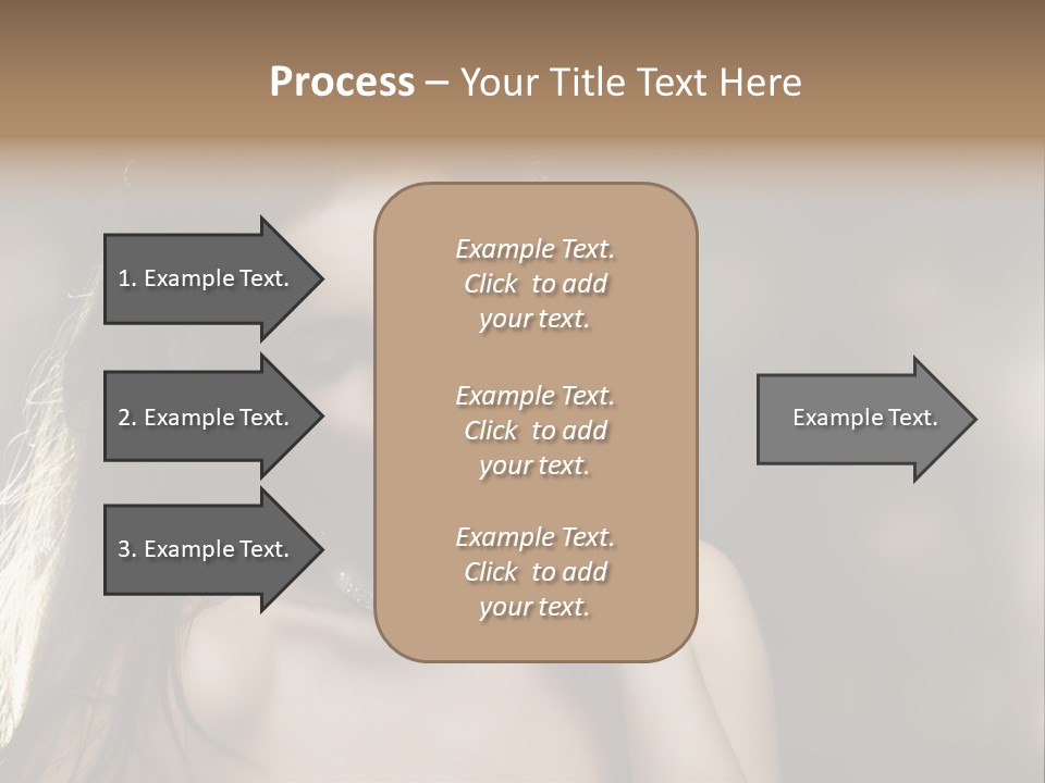 Black Care Eye PowerPoint Template