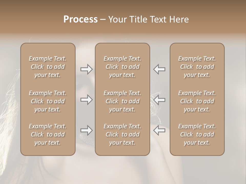 Black Care Eye PowerPoint Template