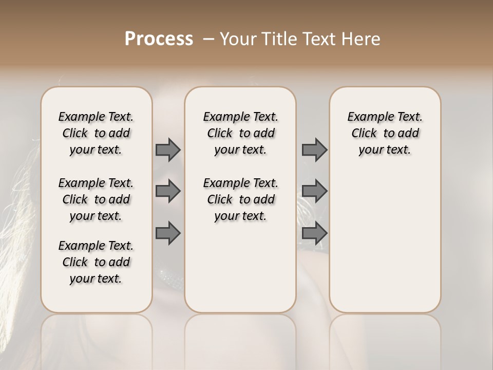 Black Care Eye PowerPoint Template
