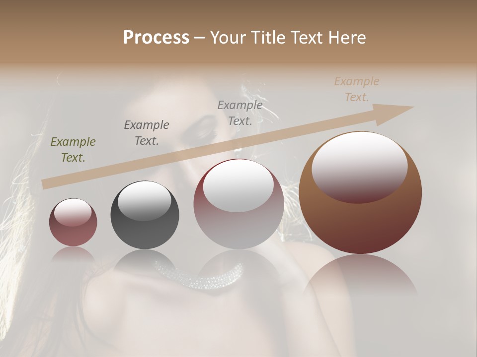 Black Care Eye PowerPoint Template