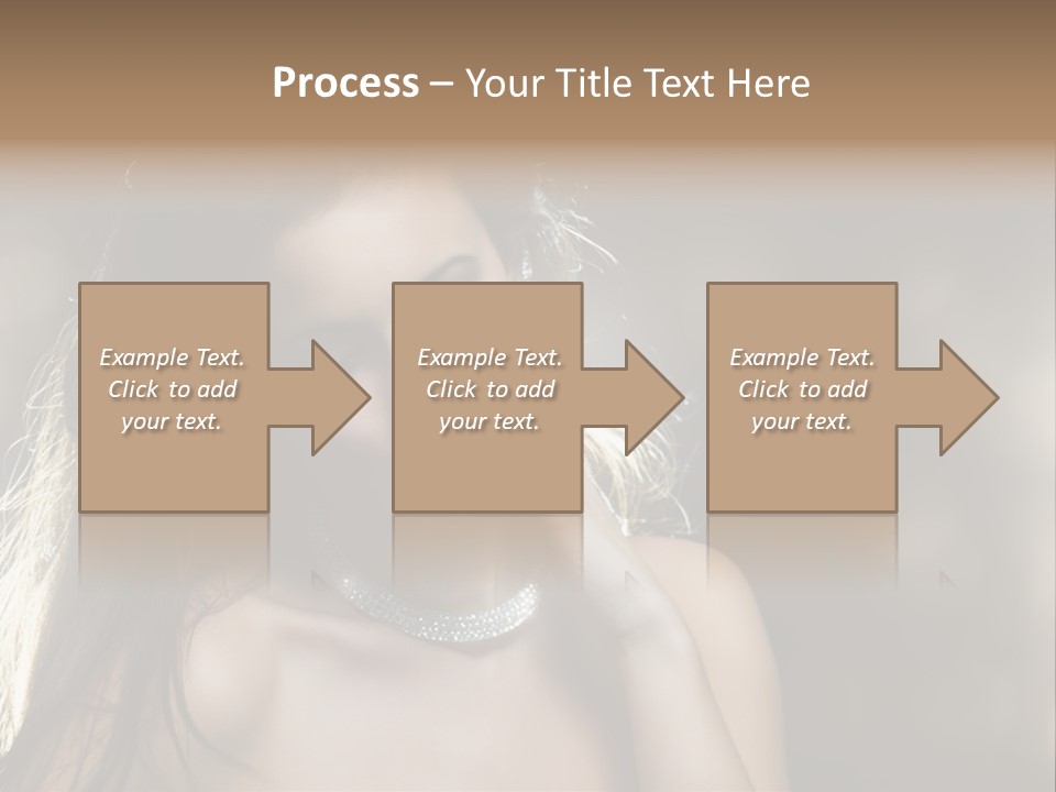 Black Care Eye PowerPoint Template
