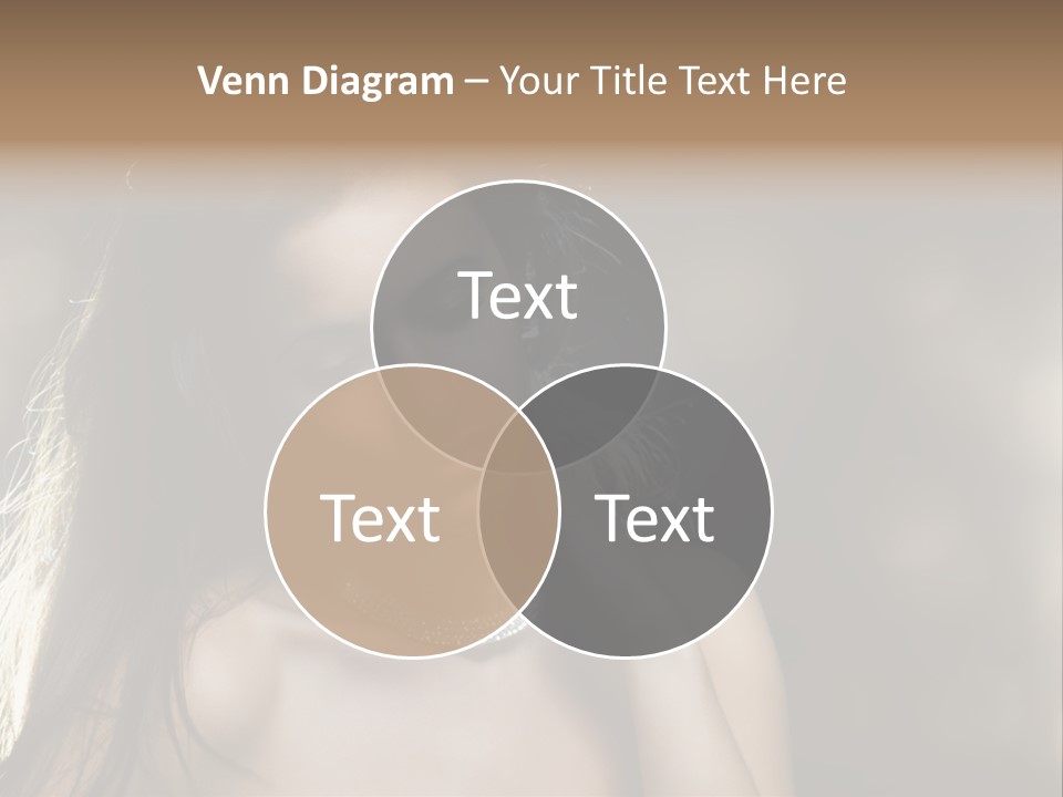 Black Care Eye PowerPoint Template