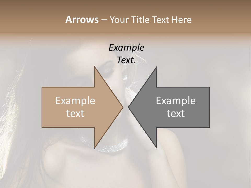 Black Care Eye PowerPoint Template