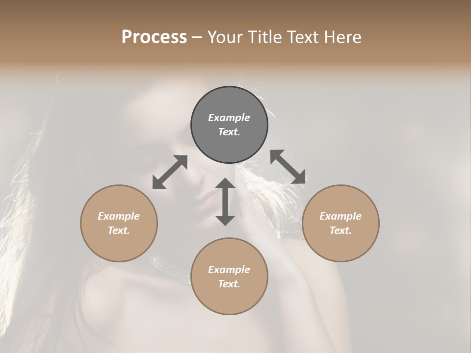 Black Care Eye PowerPoint Template