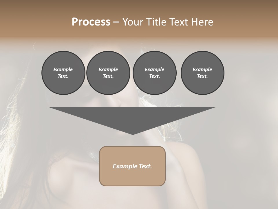 Black Care Eye PowerPoint Template