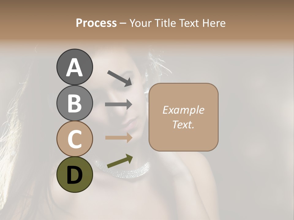 Black Care Eye PowerPoint Template