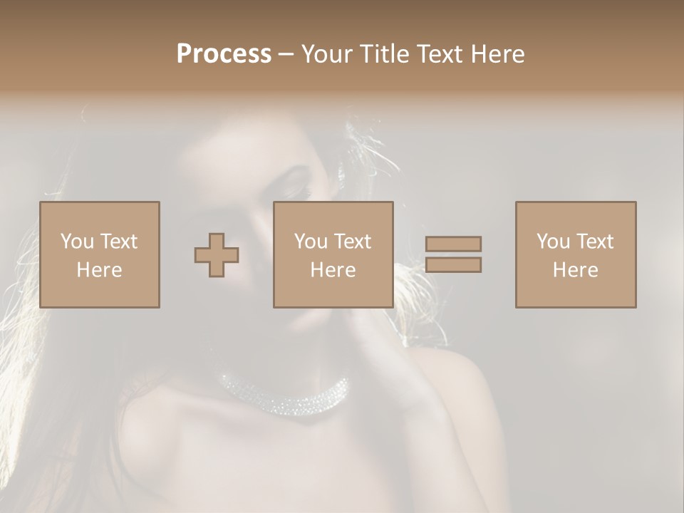 Black Care Eye PowerPoint Template