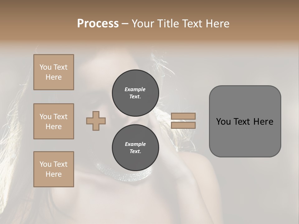 Black Care Eye PowerPoint Template