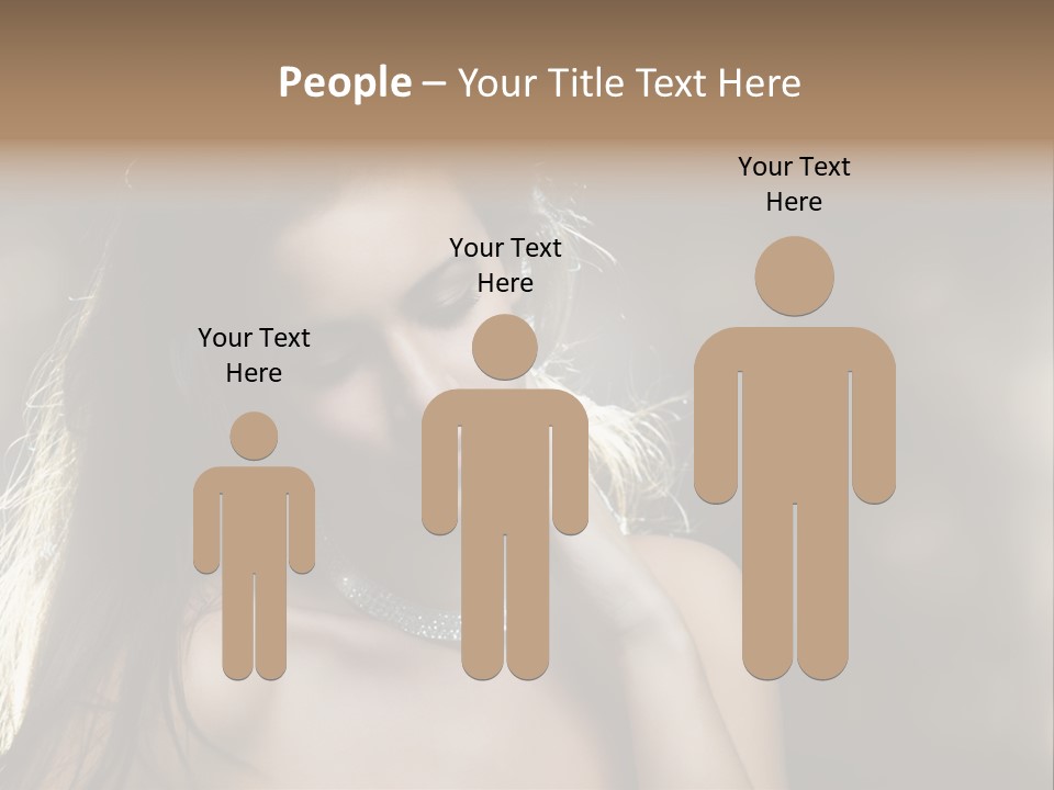 Black Care Eye PowerPoint Template