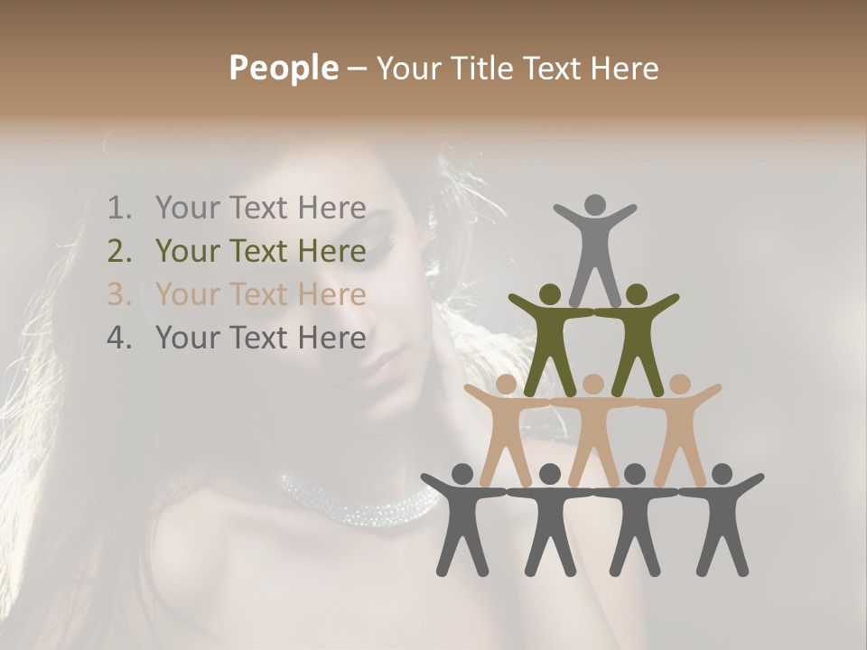 Black Care Eye PowerPoint Template