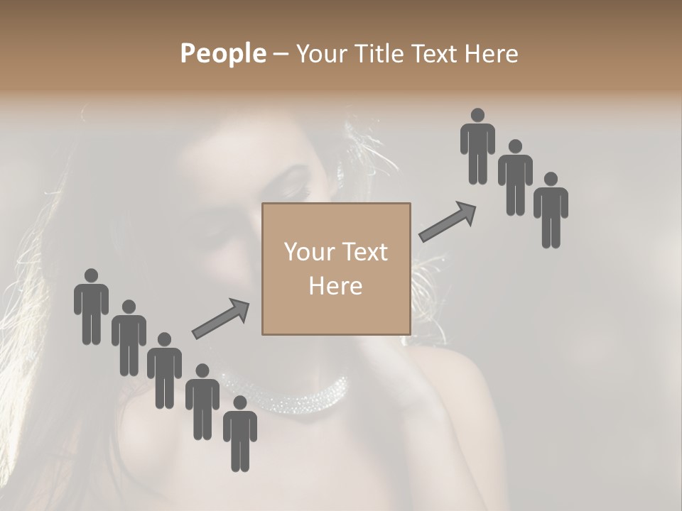 Black Care Eye PowerPoint Template