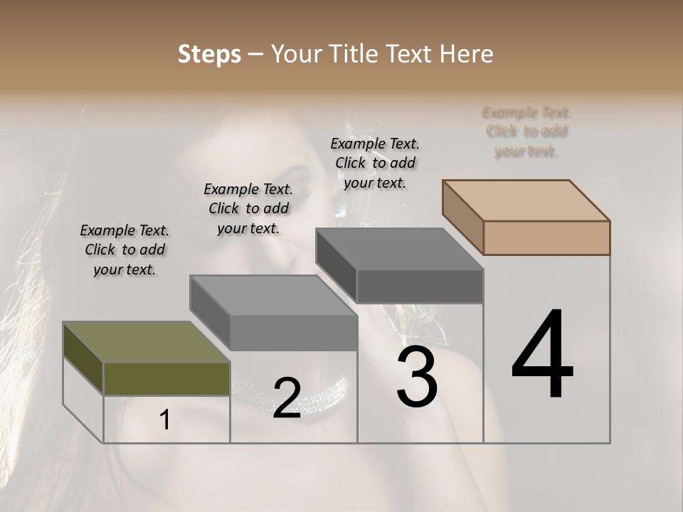 Black Care Eye PowerPoint Template