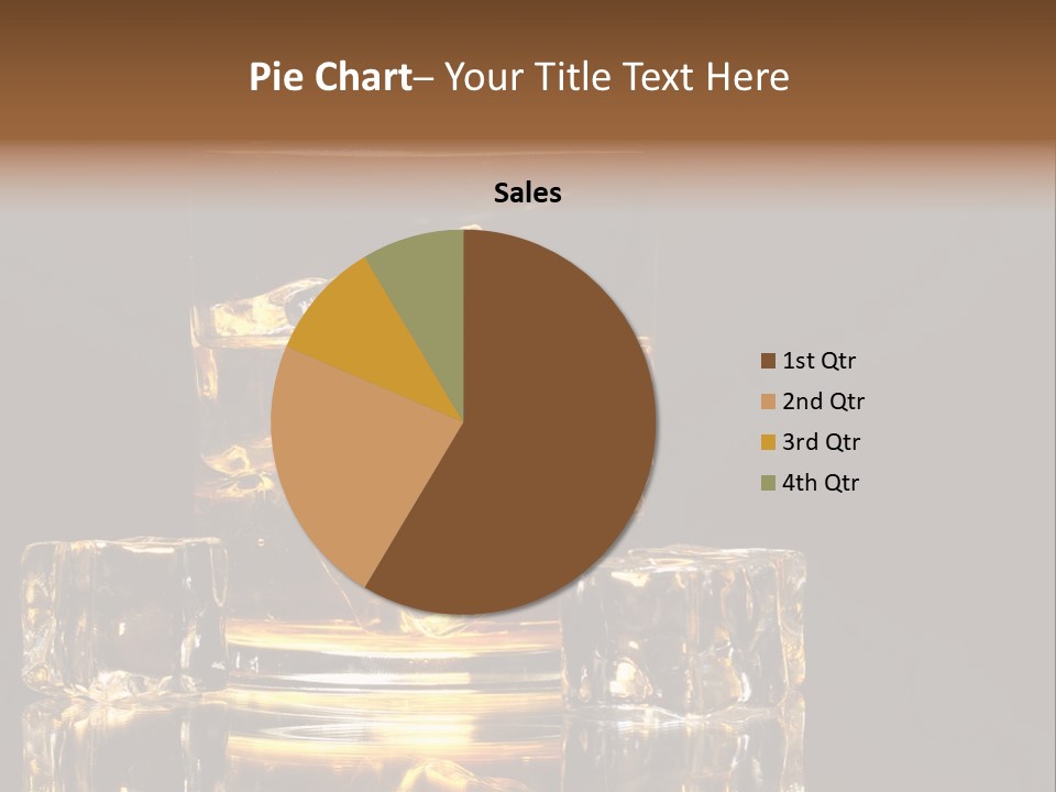 Color Background Golden PowerPoint Template