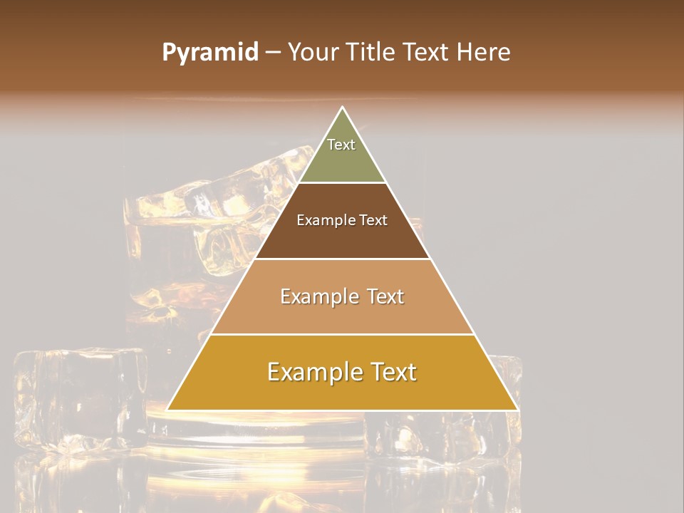 Color Background Golden PowerPoint Template