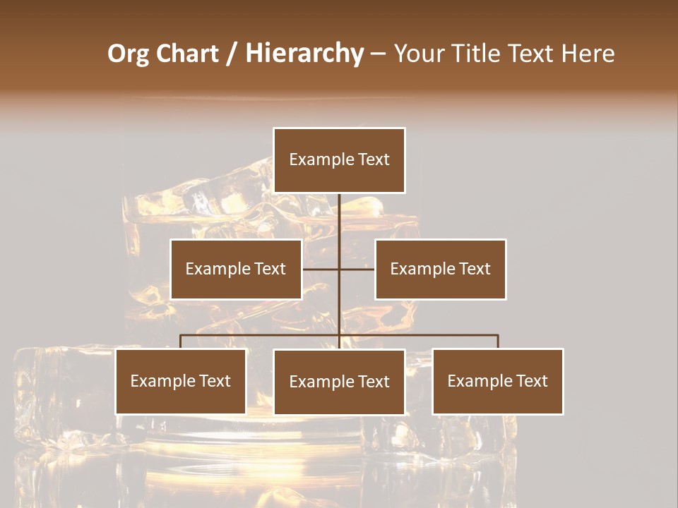 Color Background Golden PowerPoint Template