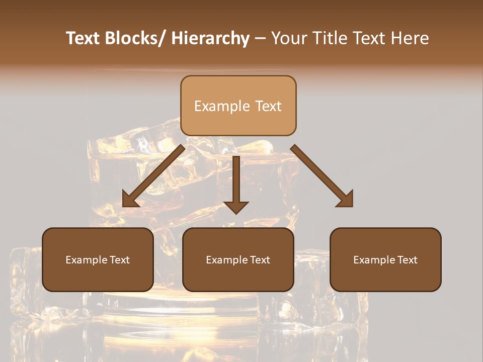 Color Background Golden PowerPoint Template