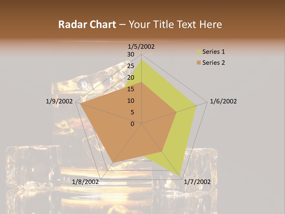 Color Background Golden PowerPoint Template