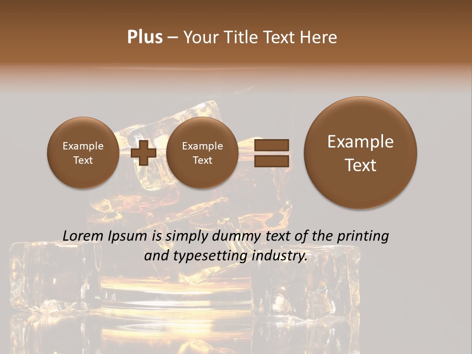 Color Background Golden PowerPoint Template