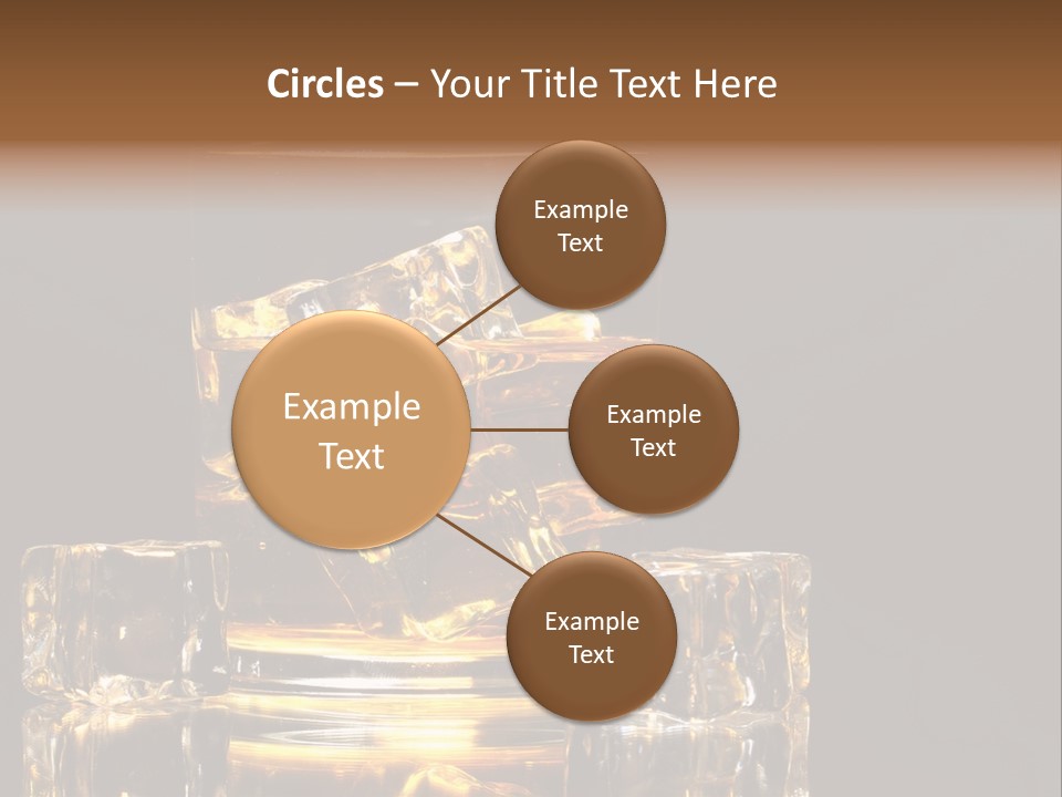 Color Background Golden PowerPoint Template