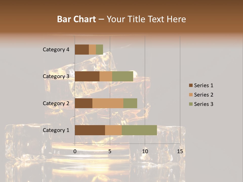 Color Background Golden PowerPoint Template