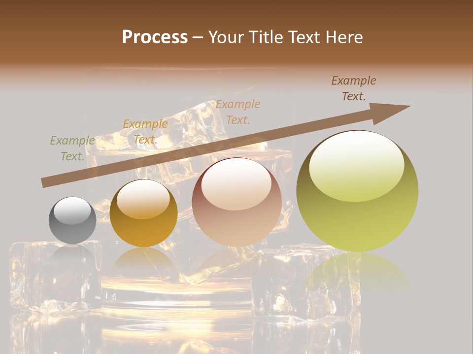 Color Background Golden PowerPoint Template