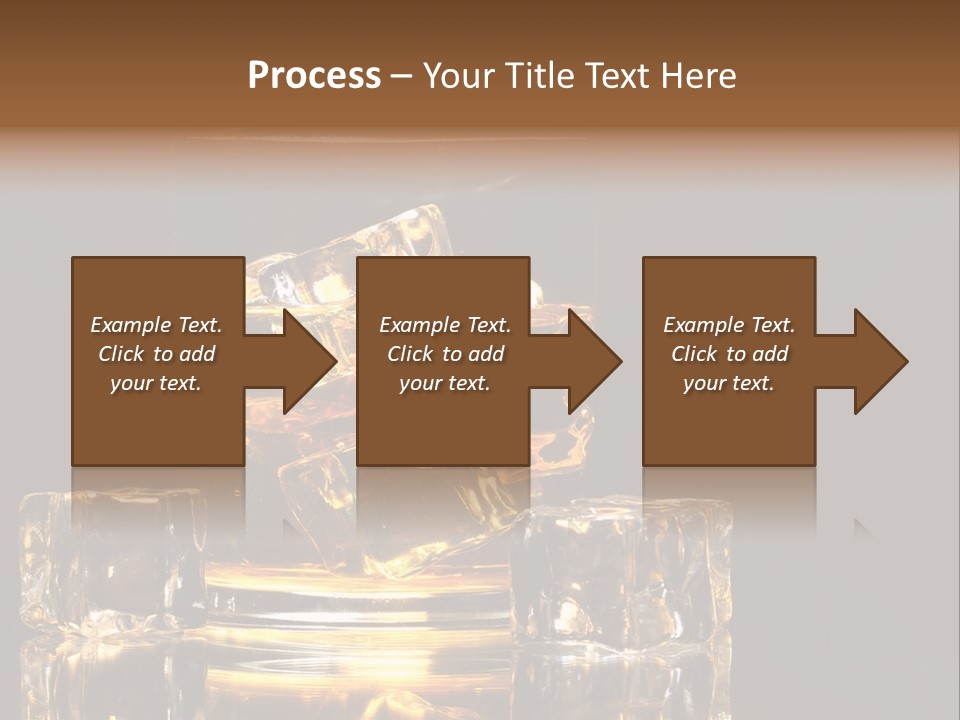 Color Background Golden PowerPoint Template