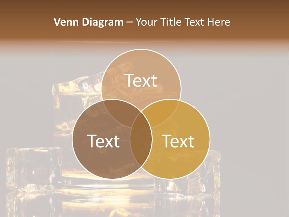 Color Background Golden PowerPoint Template