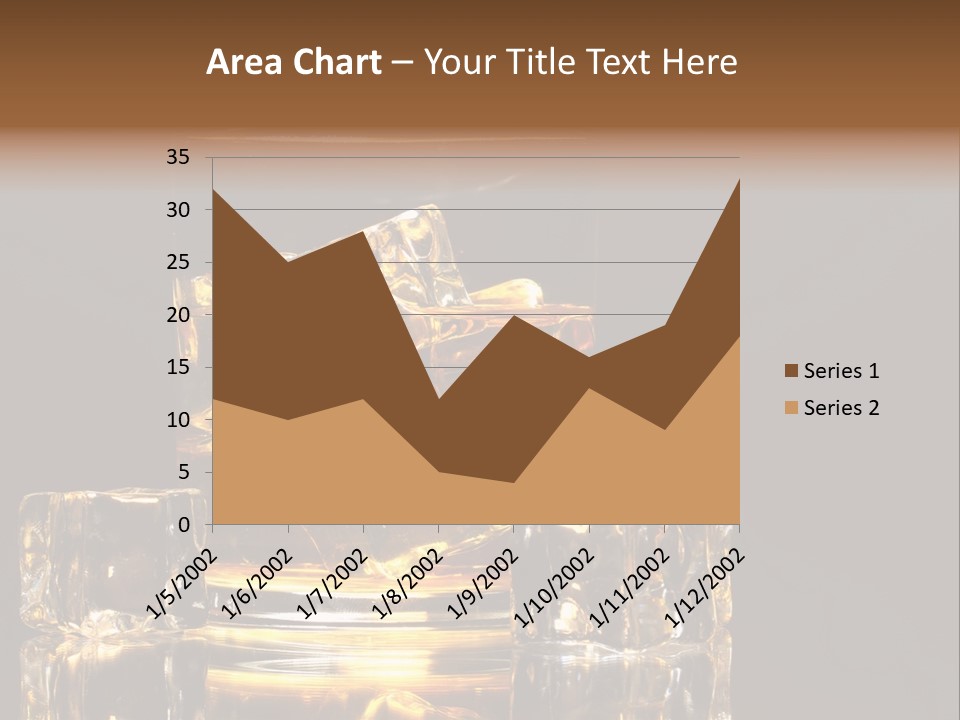 Color Background Golden PowerPoint Template