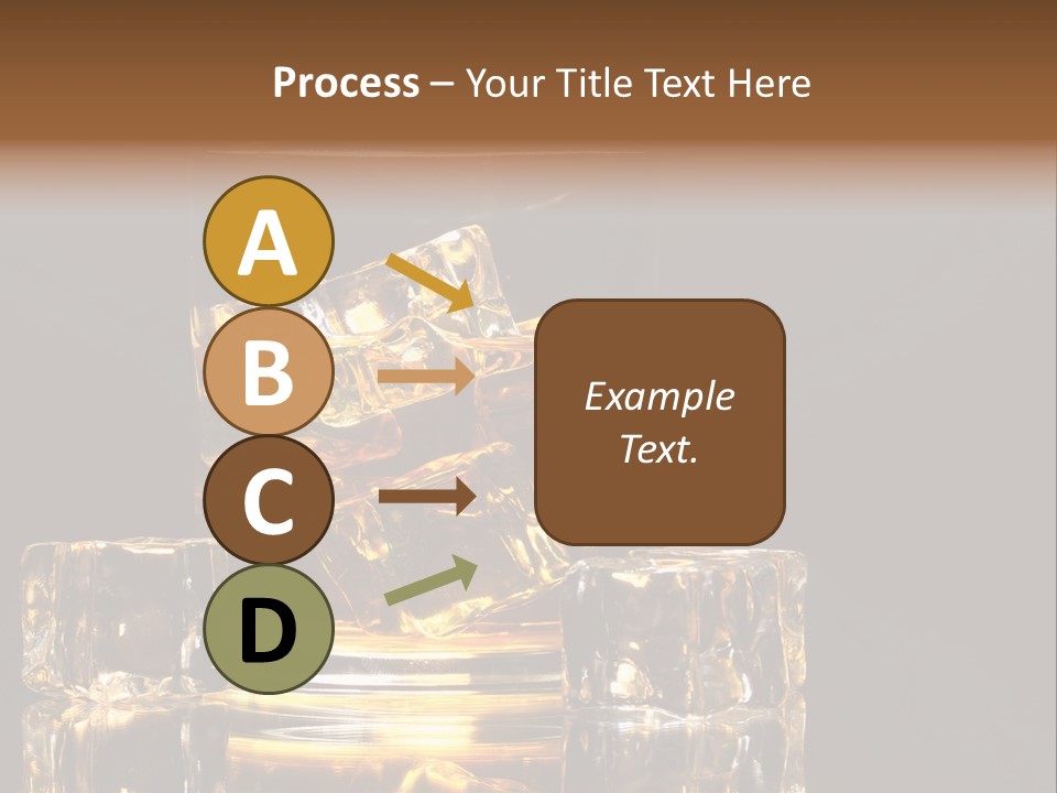 Color Background Golden PowerPoint Template