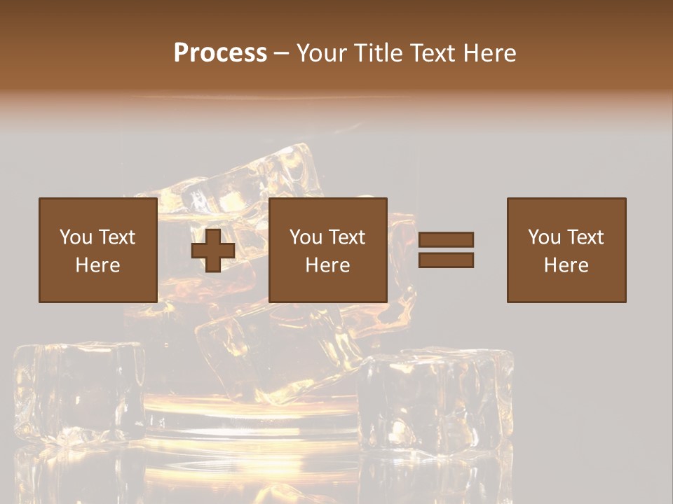 Color Background Golden PowerPoint Template