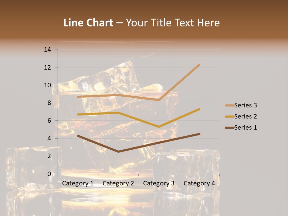 Color Background Golden PowerPoint Template