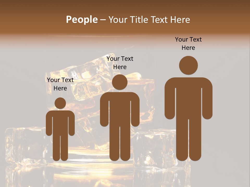 Color Background Golden PowerPoint Template