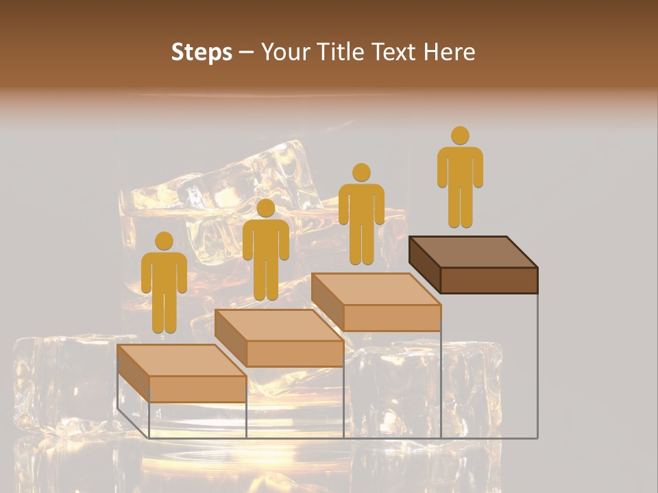 Color Background Golden PowerPoint Template