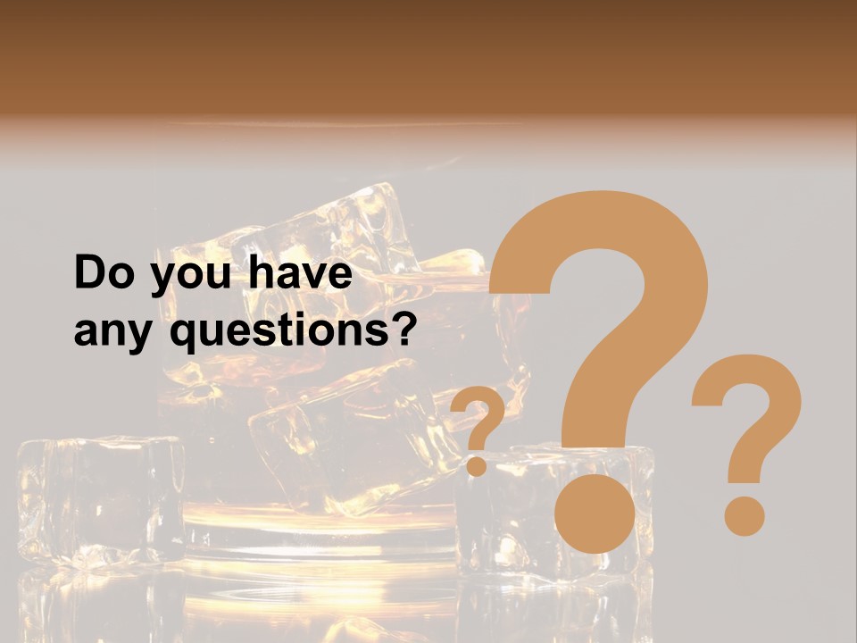 Color Background Golden PowerPoint Template