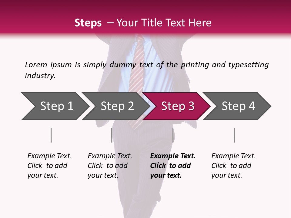 Accountant Meet Male PowerPoint Template