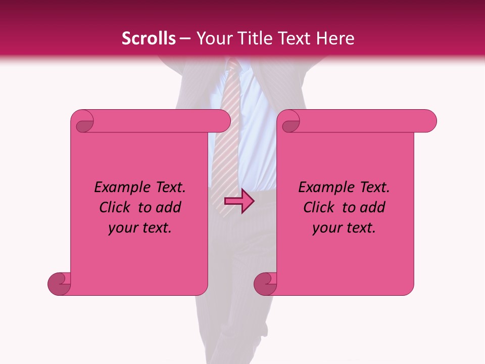 Accountant Meet Male PowerPoint Template
