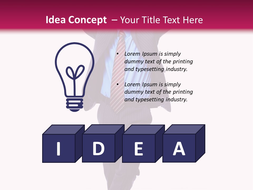 Accountant Meet Male PowerPoint Template