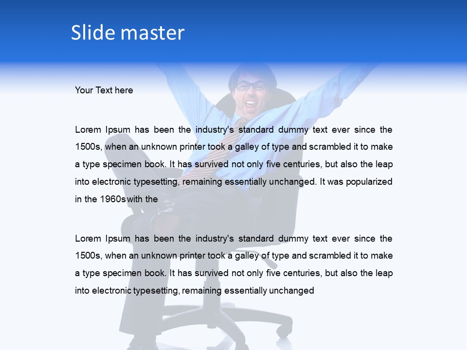 Suit Corporate Accountant PowerPoint Template