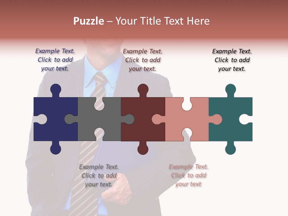 Happiness Present Holiday PowerPoint Template