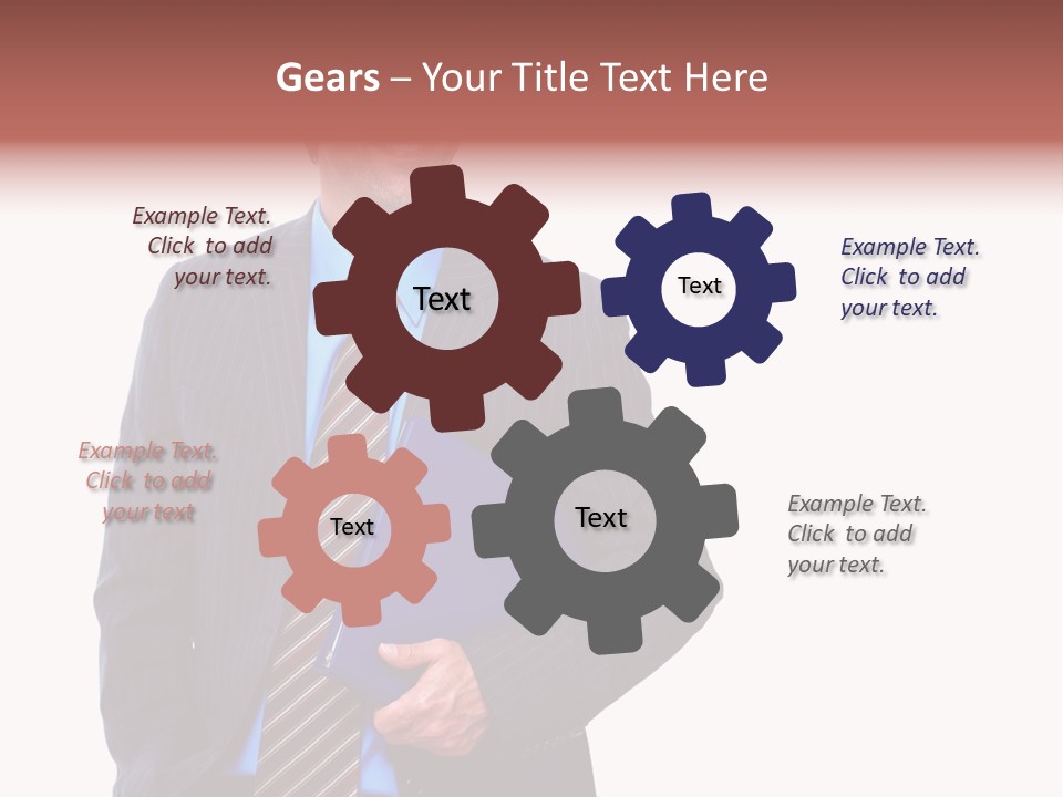 Happiness Present Holiday PowerPoint Template