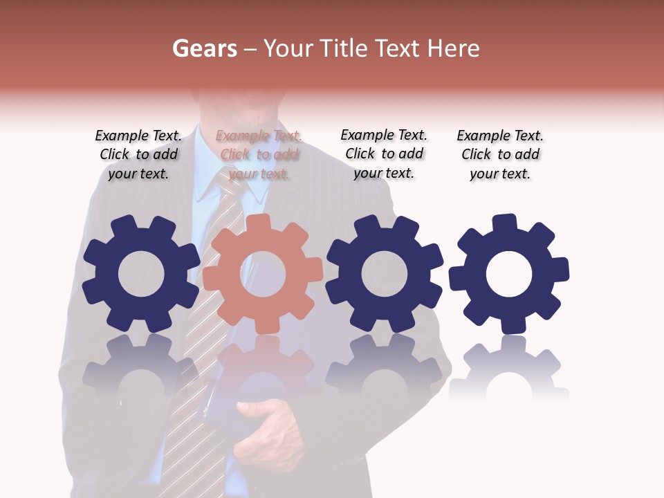 Happiness Present Holiday PowerPoint Template