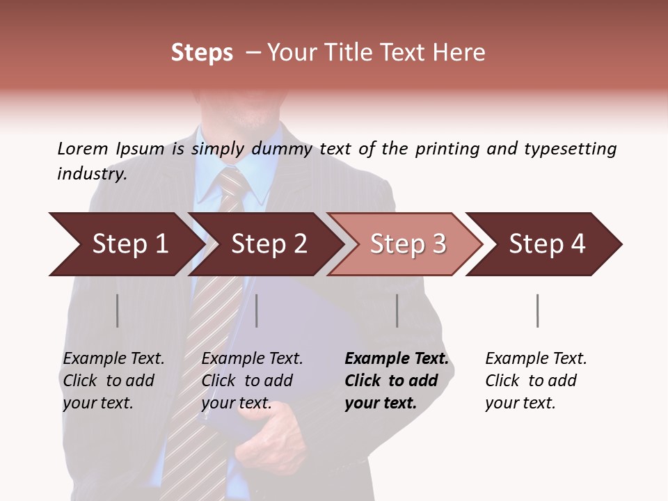 Happiness Present Holiday PowerPoint Template
